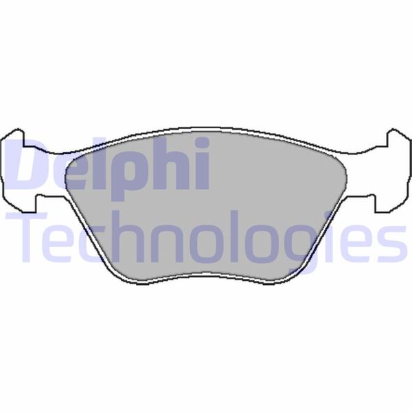 DELPHI LP1602 Fren Sistemleri Fren Balatası - FORD SCORPIO I (GAE, GGE) uyumlu