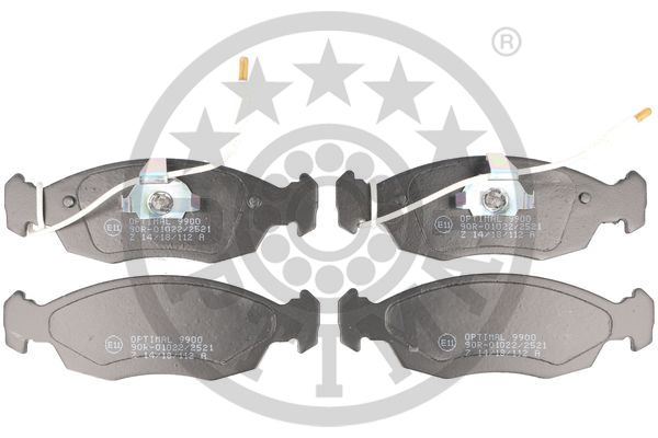 OPTIMAL BP-09900 Fren Sistemleri Fren Balatası - PEUGEOT 205 II (20A/C) uyumlu