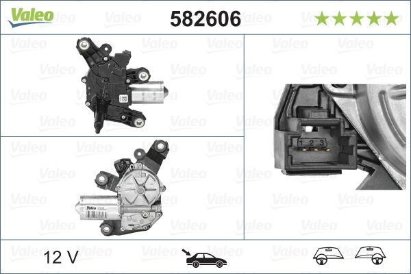 VALEO 582606 Kaporta & Gövde Parçaları Cam Silecek Mekanizması - DACIA DUSTER (HS_) uyumlu