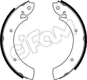 CIFAM 153-100 Fren Sistemleri Fren Pabucu - FORD GRANADA (GGTL, GGFL) uyumlu