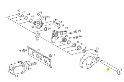 Kolu - MERCEDES ORIJINAL - A6234230236 Ürün Görseli