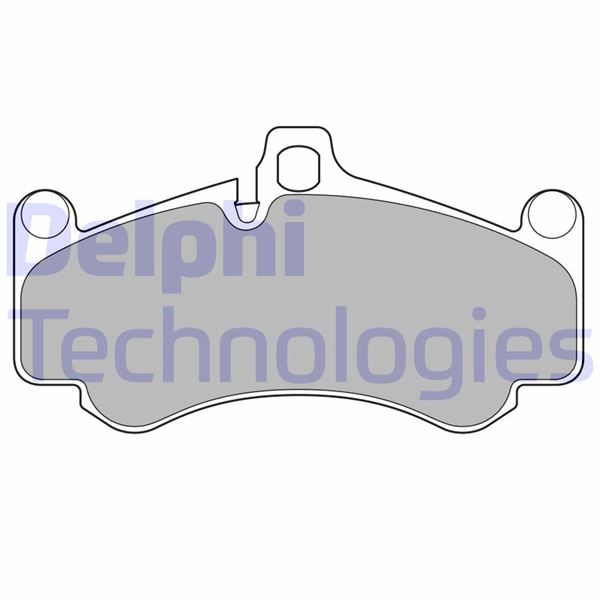 DELPHI LP3685 Fren Sistemleri Fren Balatası - PORSCHE 911 (997) uyumlu