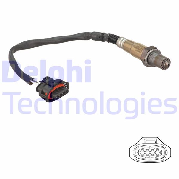 DELPHI ES21286-12B1 Emme & Egzoz Sistemi Egzoz Sensörleri - OPEL ASTRA H (A04) uyumlu