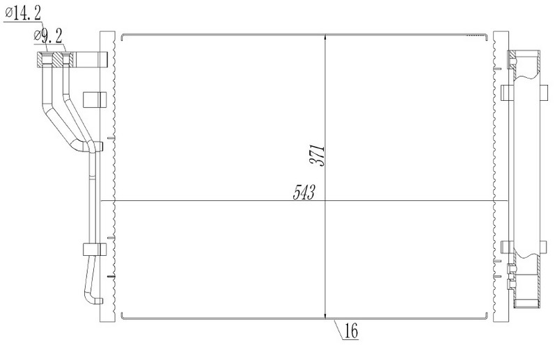 Klima Radyatörü - CHY933016 Ürün Görseli