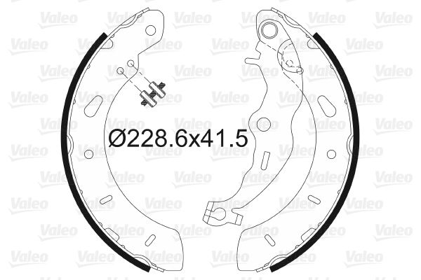 VALEO 564140 Fren Sistemleri Fren Pabucu - FORD FOCUS III Sedan uyumlu