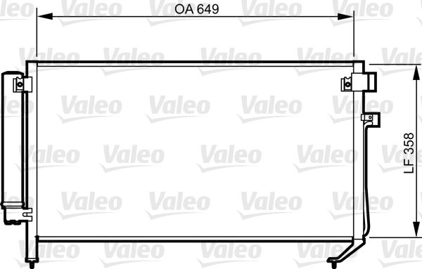VALEO 814312 İklimlendirme Sistemi Klima Radyatörü - SUBARU FORESTER (SG_) uyumlu