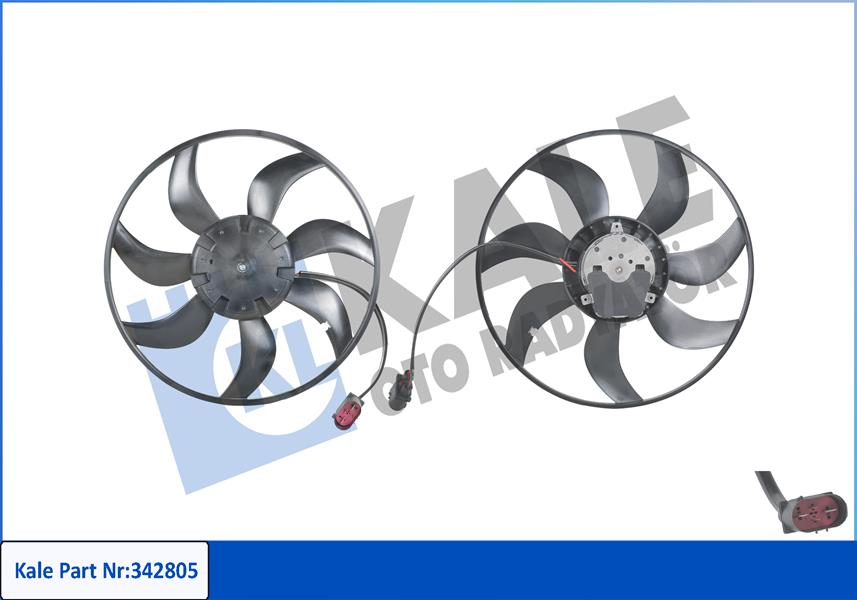 KALE OTO RADYATÖR 342805 Soğutma Sistemi Fan - AUDI A3 (8V1, 8VK) uyumlu