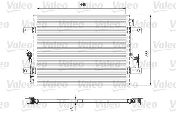VALEO 818065 İklimlendirme Sistemi Klima Radyatörü - FIAT PALIO Weekend (178_, 173_, 373_, 374_, 171_) uyumlu