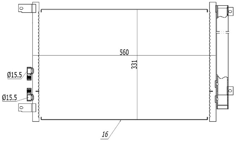 Klima Radyatörü - CAF607016 Ürün Görseli