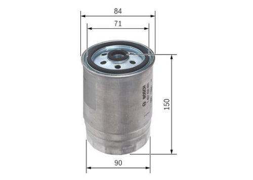 BOSCH 1 457 434 460 Yakıt Sistemi Yakıt Filtresi - PEUGEOT BOXER Minibüs/Otobüs (244, Z_) uyumlu
