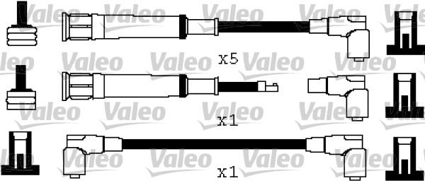 VALEO 346377 Ateşleme Sistemi Ateşleme Kablosu - BMW 5 (E28) uyumlu