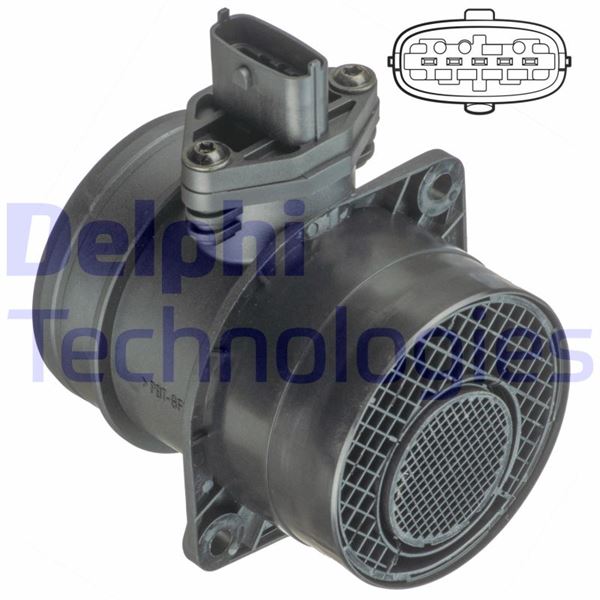DELPHI AF10364-12B1 Motor Hava Kütle Ölçer (MAF Sensörü) - OPEL OMEGA B (V94) uyumlu