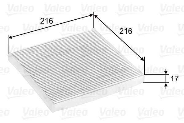 VALEO 698796 İklimlendirme Sistemi Polen Filtresi - TOYOTA PREVIA I (_R1_, _R2_) uyumlu