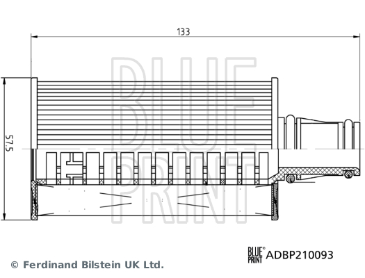 BLUE PRINT ADBP210093 Motor Yağ Filtresi - LAND ROVER RANGE ROVER SPORT II (L494) uyumlu
