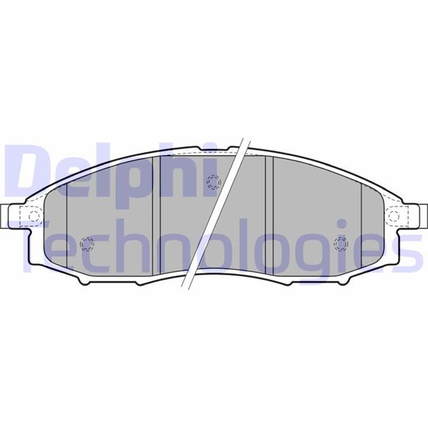 DELPHI LP1772 Fren Sistemleri Fren Balatası - NISSAN NP300 PICKUP (D22) uyumlu