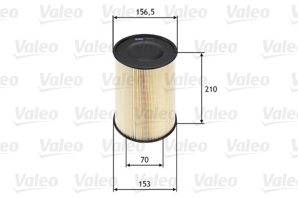 VALEO 585653 Motor Hava Filtresi - FORD C-MAX II (DXA/CB7, DXA/CEU) uyumlu