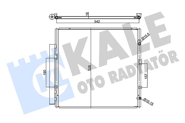 KALE OTO RADYATÖR 357995 İklimlendirme Sistemi Klima Radyatörü