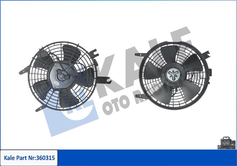 KALE OTO RADYATÖR 360315 Soğutma Sistemi Fan - TOYOTA COROLLA (_E10_) uyumlu