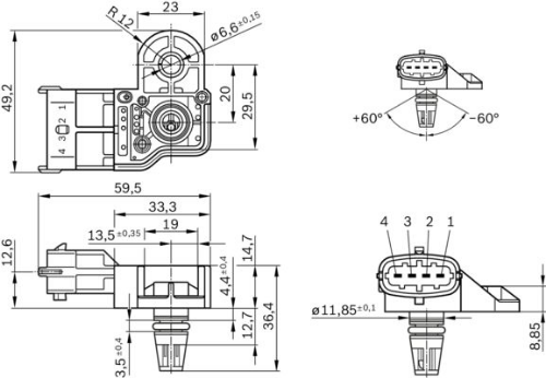 BOSCH 0 281 006 076 30-GRP-0 281 006 076 Ürün Görseli