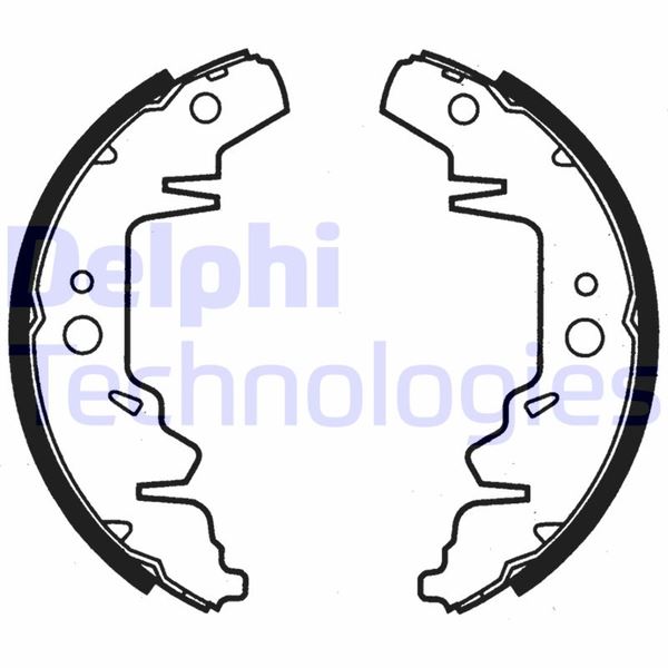 DELPHI LS1814 Fren Sistemleri Fren Pabucu - CHRYSLER VOYAGER II (ES) uyumlu