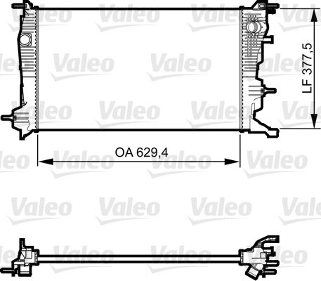 Su Radyatörü - VALEO - 735607 Ürün Görseli
