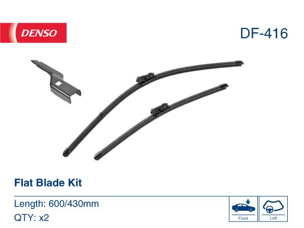 DENSO DF-416 Kaporta & Gövde Parçaları Cam Silecek Mekanizması - PEUGEOT RIFTER uyumlu