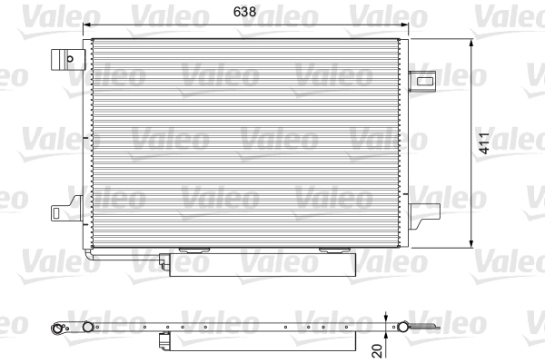 VALEO 814249 İklimlendirme Sistemi Klima Radyatörü - MERCEDES-BENZ A-SERISI (W169) uyumlu