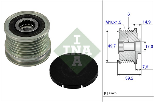 Schaeffler INA 535 0015 10 Elektrik Sistemi Alternatör - MERCEDES-BENZ C-SERISI (W202) uyumlu