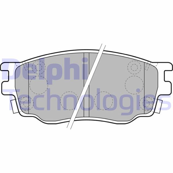 DELPHI LP1916 Fren Sistemleri Fren Balatası - MAZDA 6 Hatchback (GG) uyumlu