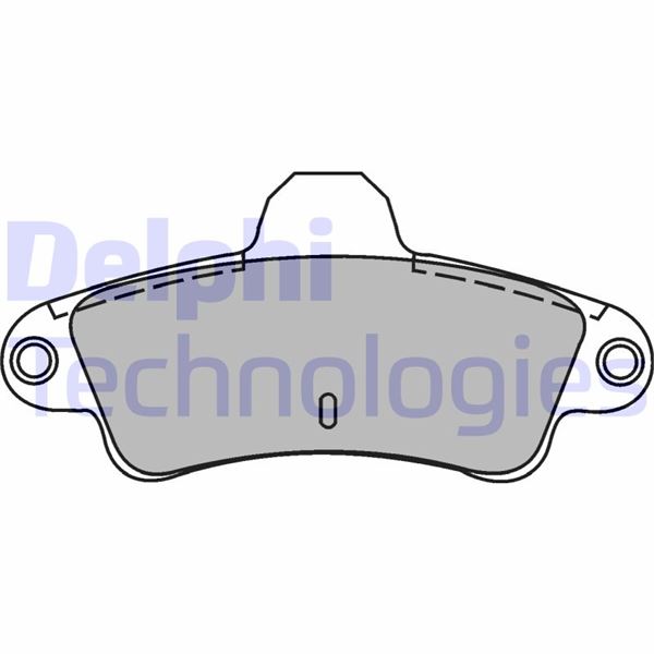 DELPHI LP1242 Fren Sistemleri Fren Balatası - FORD MONDEO I (GBP) uyumlu