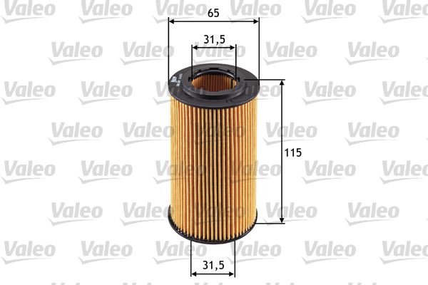 VALEO 586550 Motor Yağ Filtresi - HONDA ACCORD VII (CL, CN) uyumlu