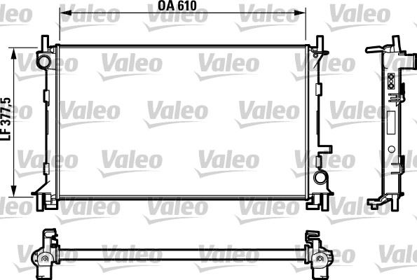 VALEO 732732 Soğutma Sistemi Su Soğutucu & Parçaları - FIAT BRAVA (182_) uyumlu