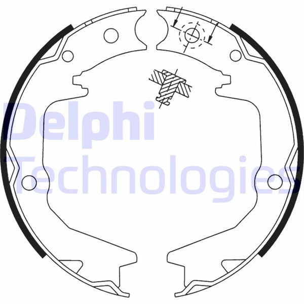 DELPHI LS1913 Fren Sistemleri El Fren Kolu - MITSUBISHI SPACE WAGON (N3_W, N4_W) uyumlu