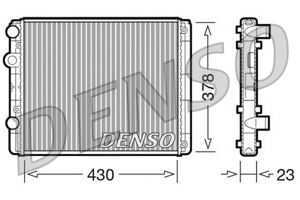 DENSO DRM32030 Soğutma Sistemi Su Soğutucu & Parçaları - SEAT TOLEDO I (1L2) uyumlu