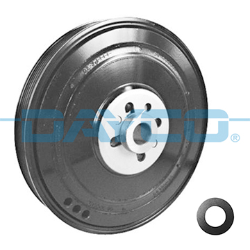 DAYCO DPV1077 Motor Kayış Kasnağı - VW TRANSPORTER T4 Minibüs/Otobüs (70B, 70C, 7DB, 7DK, 70J, 70K, uyumlu