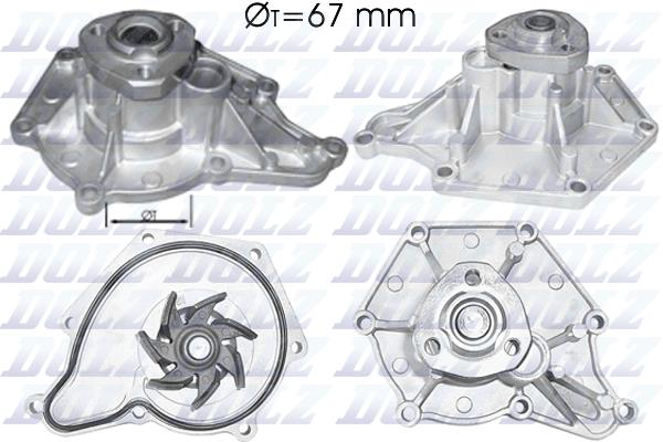 DOLZ A213 Motor Devirdaim - PORSCHE CAYENNE (92A) uyumlu