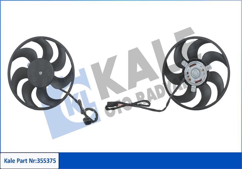 KALE OTO RADYATÖR 355375 Soğutma Sistemi Fan - MERCEDES-BENZ VIANO (W639) uyumlu