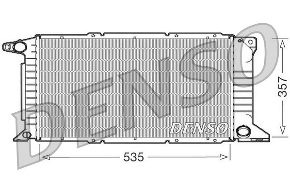 DENSO DRM10101 Soğutma Sistemi Su Soğutucu & Parçaları - FORD TRANSIT Minibüs/Otobüs (E_ _) uyumlu