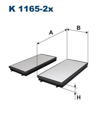 FILTRON K 1165-2x İklimlendirme Sistemi Polen Filtresi - BMW 7 (E65, E66, E67) uyumlu