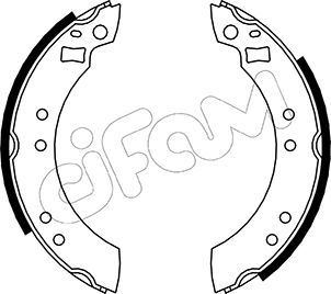 CIFAM 153-103 Fren Sistemleri Fren Pabucu - FORD ESCORT II (ATH) uyumlu