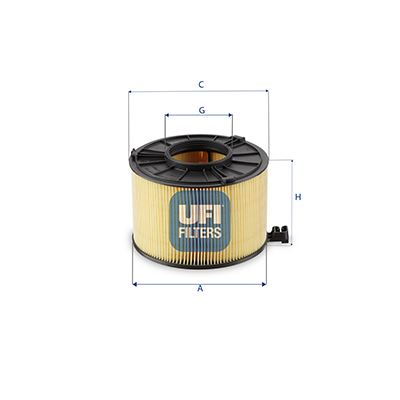 UFI 27.G10.00 Motor Hava Filtresi - AUDI A4 B9 (8W2, 8WC) uyumlu