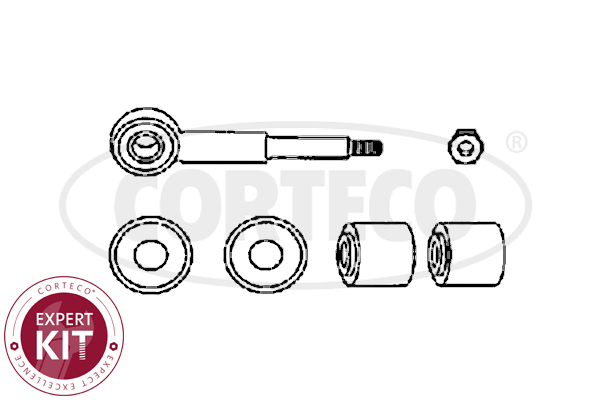 CORTECO 49401307 Süspansiyon Sistemi Stabilizatör - ALFA ROMEO 155 (167_) uyumlu
