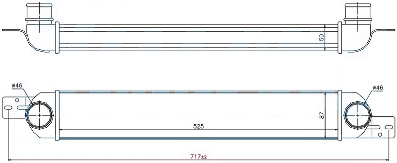 Turbo Radyatörü - IOP516050 Ürün Görseli