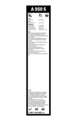 BOSCH 3 397 118 950 Kaporta & Gövde Parçaları Cam Silecek Mekanizması - VW GOLF PLUS V (5M1, 521) uyumlu