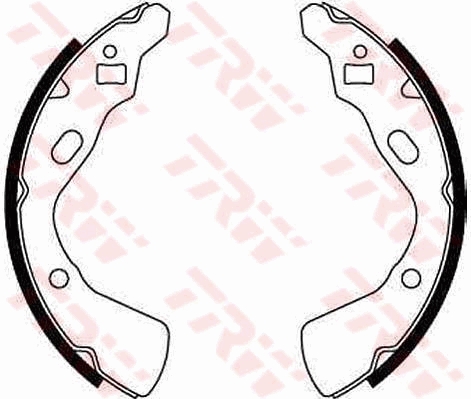 TRW GS8519 Fren Sistemleri Fren Pabucu - MAZDA 121 I (DA) uyumlu