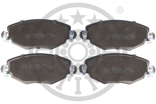 OPTIMAL BP-12091 Fren Sistemleri Fren Balatası - FORD MONDEO III Turnier (BWY) uyumlu