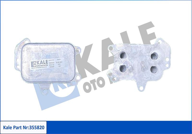 KALE OTO RADYATÖR 355820 Motor Yağ Soğutucusu - CITROËN C4 GRAND PICASSO II (DA_, DE_) uyumlu
