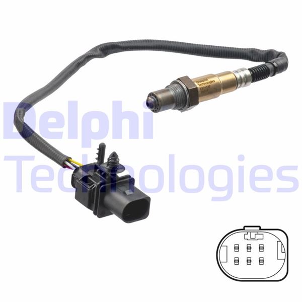 DELPHI ES21247-12B1 Emme & Egzoz Sistemi Egzoz Sensörleri - FIAT DOBLO Cargo (263_) uyumlu