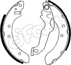 CIFAM 153-106 Fren Sistemleri Fren Pabucu - FORD ESCORT II (ATH) uyumlu