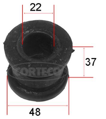 CORTECO 80001169 Süspansiyon Sistemi Stabilizatör - MERCEDES-BENZ 190 (W201) uyumlu